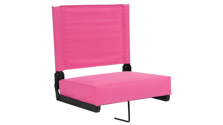 Bleacher Seat - Pink Grandstand Comfort Seats by Flash with Ultra-Padded Seat | Rental