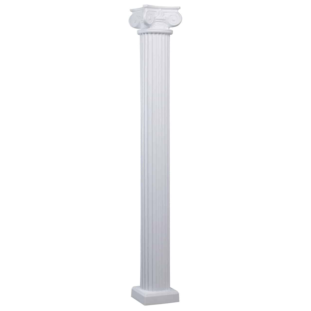 96″ Capital Colonnade Column – White | Rental