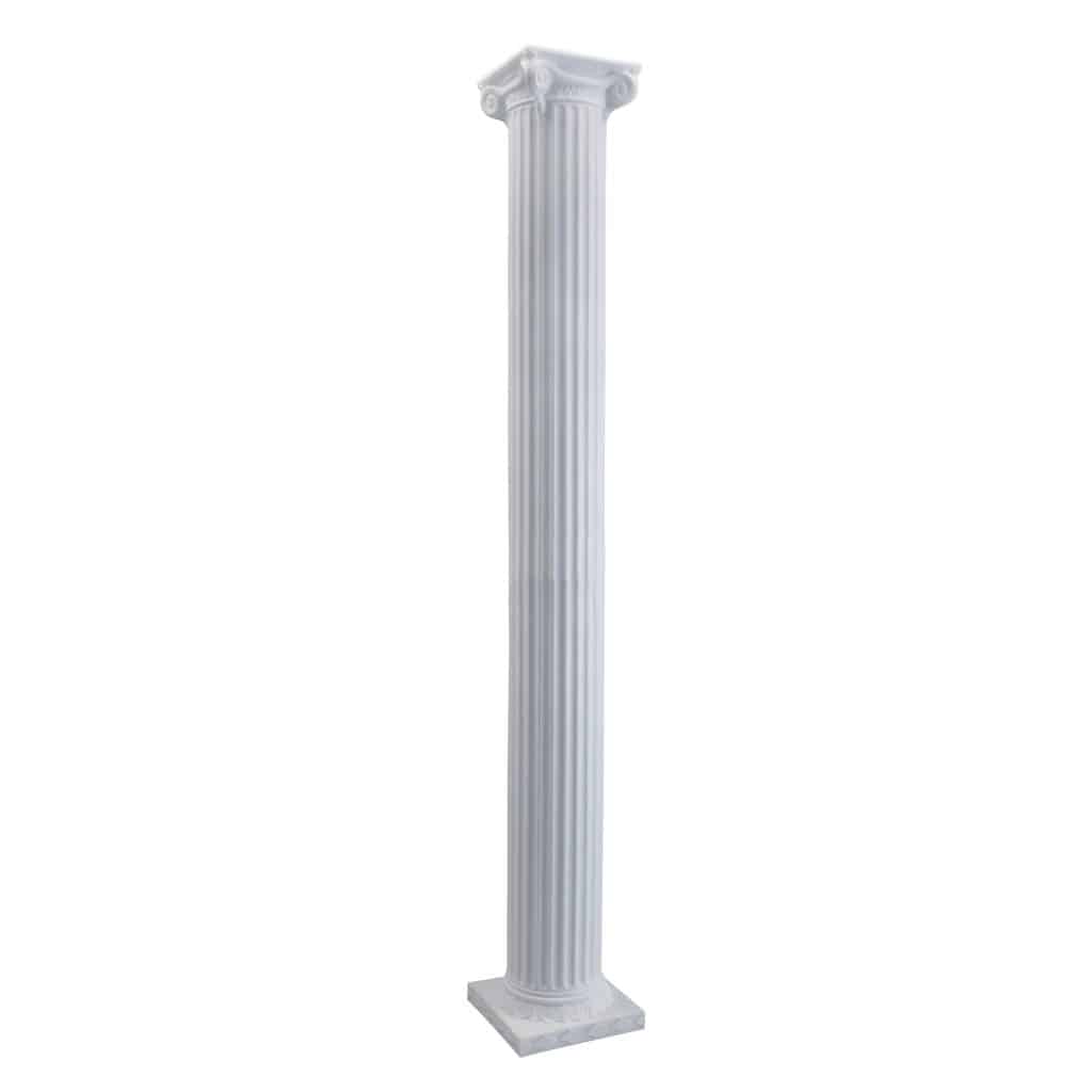Empire 72″ Column – White | Rental