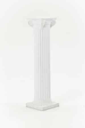 40″ Capital Colonnade Column – White | Rental