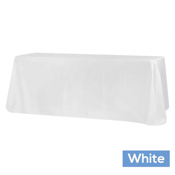 90″ x 132″ Rectangular Oblong 200 GSM Polyester Tablecloth – White | Rental 90″ x 132″ Rectangular Oblong 200 GSM Polyester Tablecloth – White | Rental
