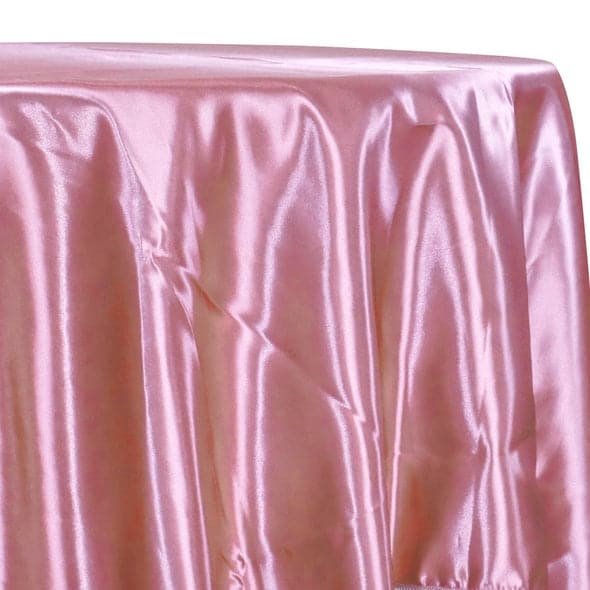 Bridal Satin Table Linen in Dusty Rose 317 | Rental