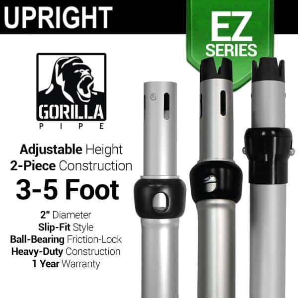 EZ Series - Adjustable Upright w/Slip-Lock (3ft-5ft) | Rental