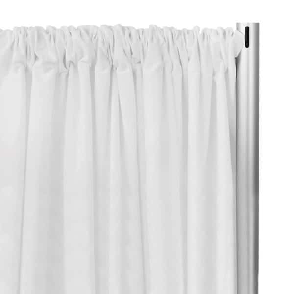 IFR Celtic "Soft Knit" Cloth Designer Drape by Eastern Mills - Choose your Length - 126" Wide - White | Rental