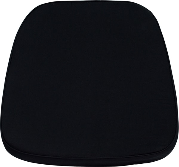 2" Soft Black Fabric Cushion for Resin Chiavari EnvyChair™ | Rental