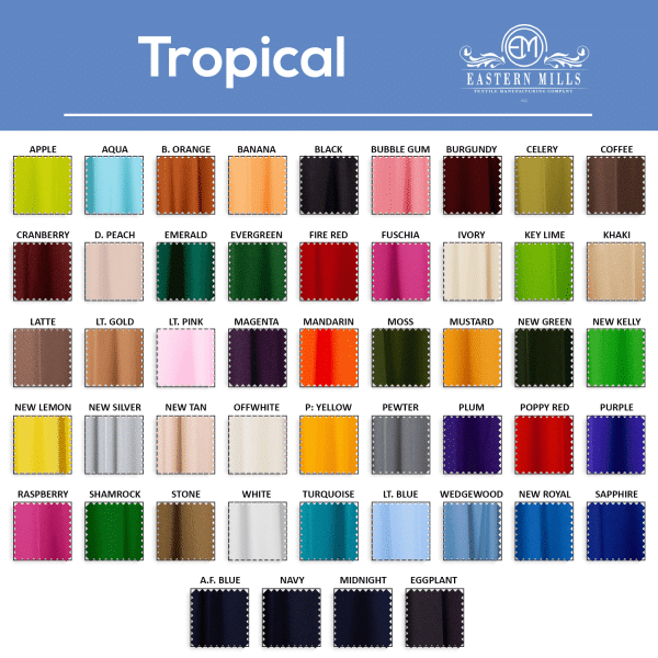Tropical- 100% Polyester - By The Yard - 62-63" Width | Rental