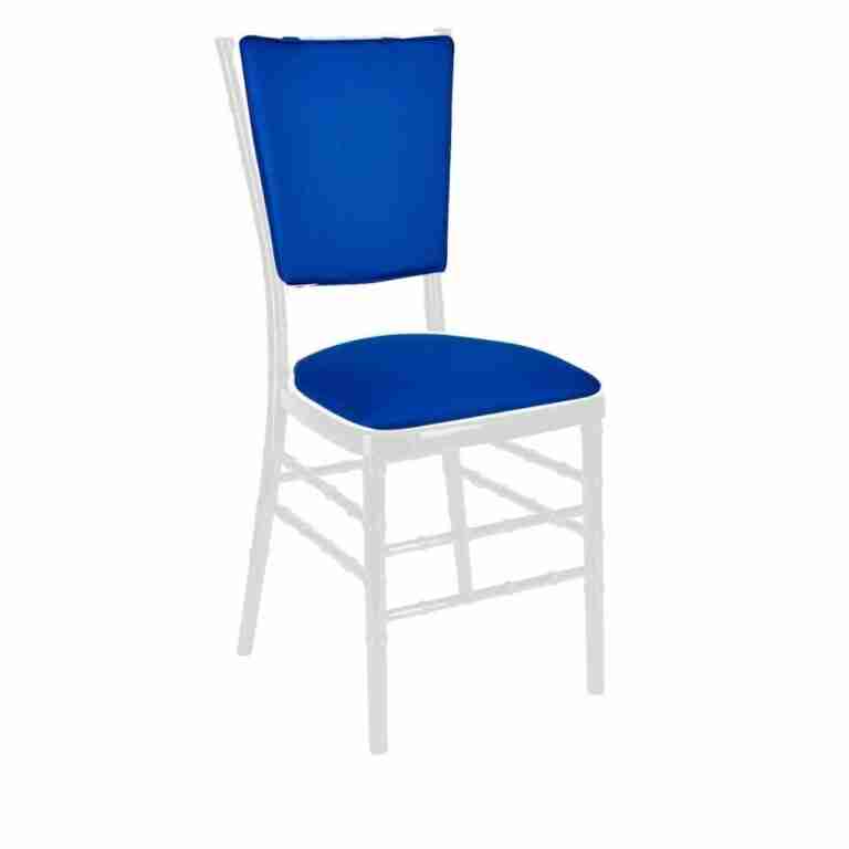 royal blue chiavari chair comfort upgrade kit with slipnot technology