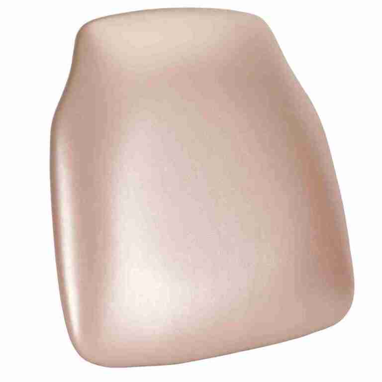 sparkling rose gold vinyl panel contour back chiavari cushion with slipnot 