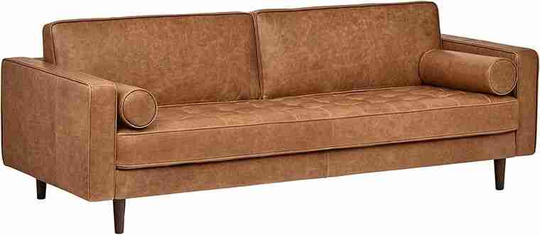 Rivet Leather Sofa